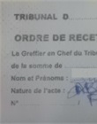 Facture de l'immatriculation au registre de commerce - commerçant